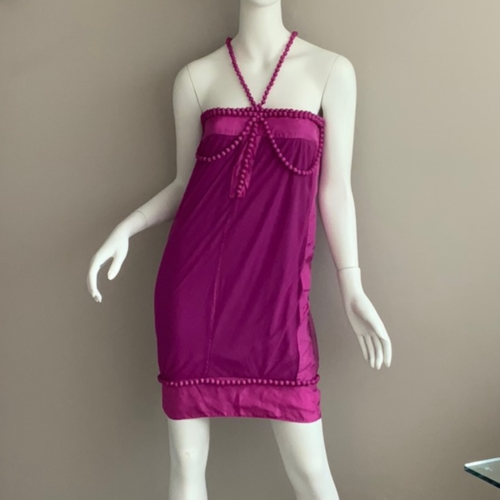 DIABLESS Purple Tulle Dress Cotton Lining Size S